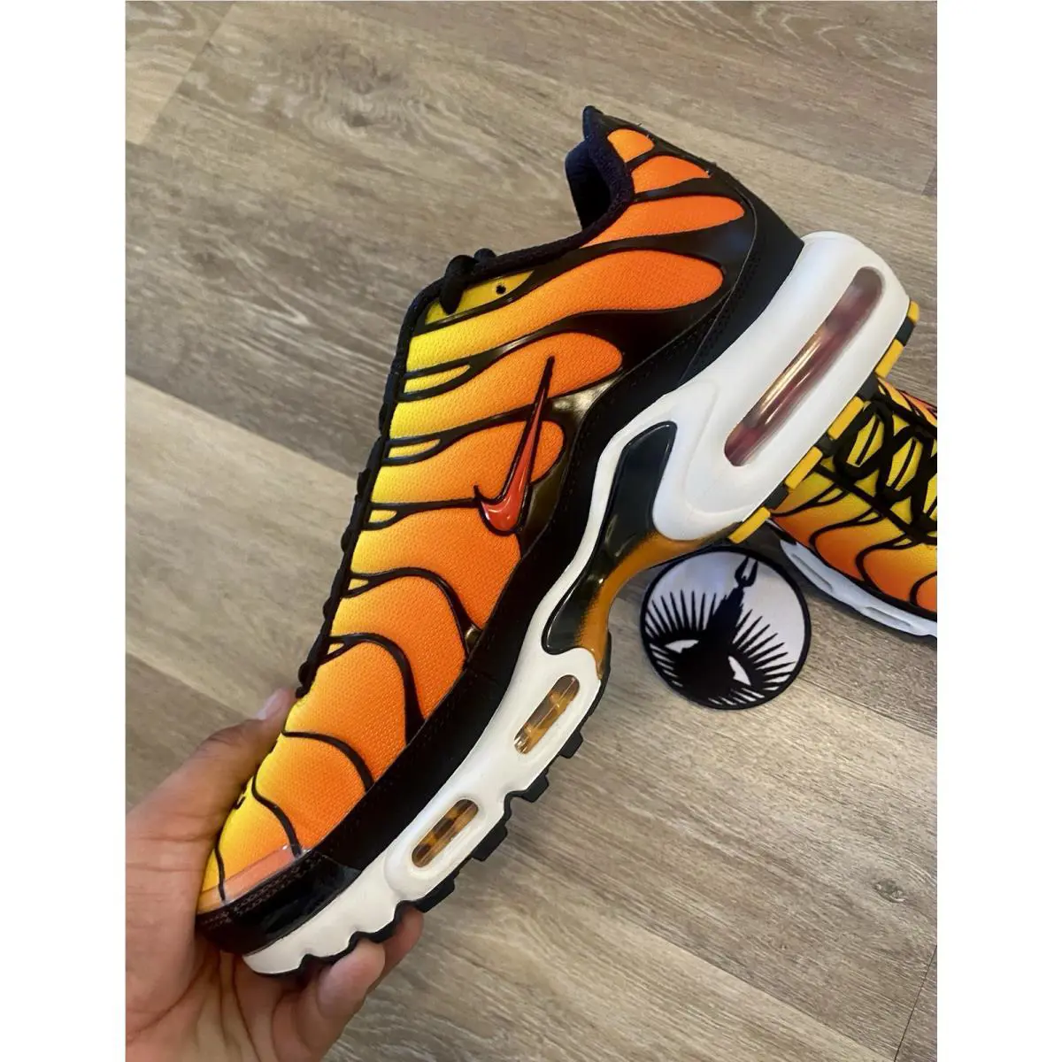 Nike shoes - Nike Air Max Plus - Air Max Plus - HF0552-001 - Black / Pimento / Bright Ceramic / Resin / White (UPC: 197598831137) 3