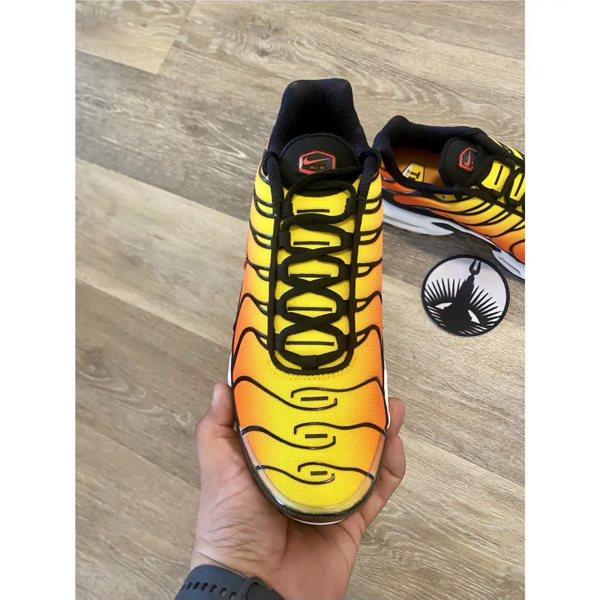 Nike shoes - Nike Air Max Plus - Air Max Plus - HF0552-001 - Black / Pimento / Bright Ceramic / Resin / White (UPC: 197598831137) 4