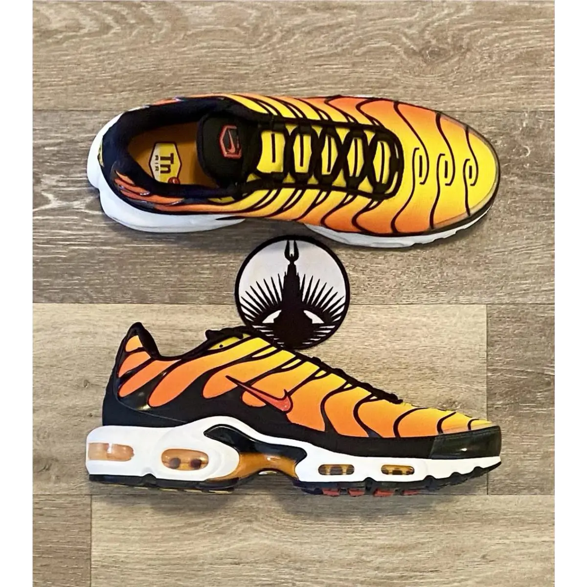 Nike shoes - Nike Air Max Plus - Air Max Plus - HF0552-001 - Black / Pimento / Bright Ceramic / Resin / White (UPC: 197598831137) 5