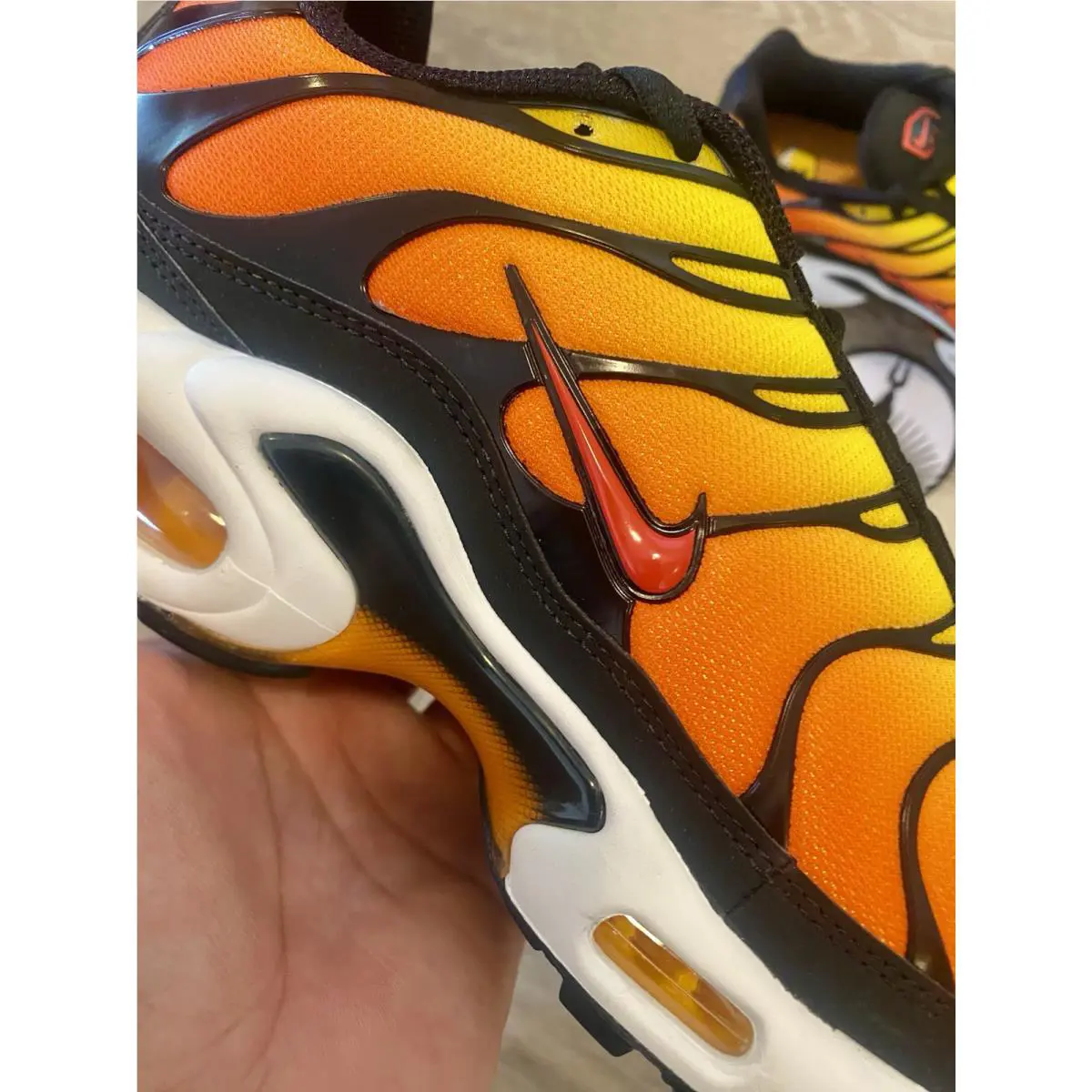 Nike shoes - Nike Air Max Plus - Air Max Plus - HF0552-001 - Black / Pimento / Bright Ceramic / Resin / White (UPC: 197598831137) 7