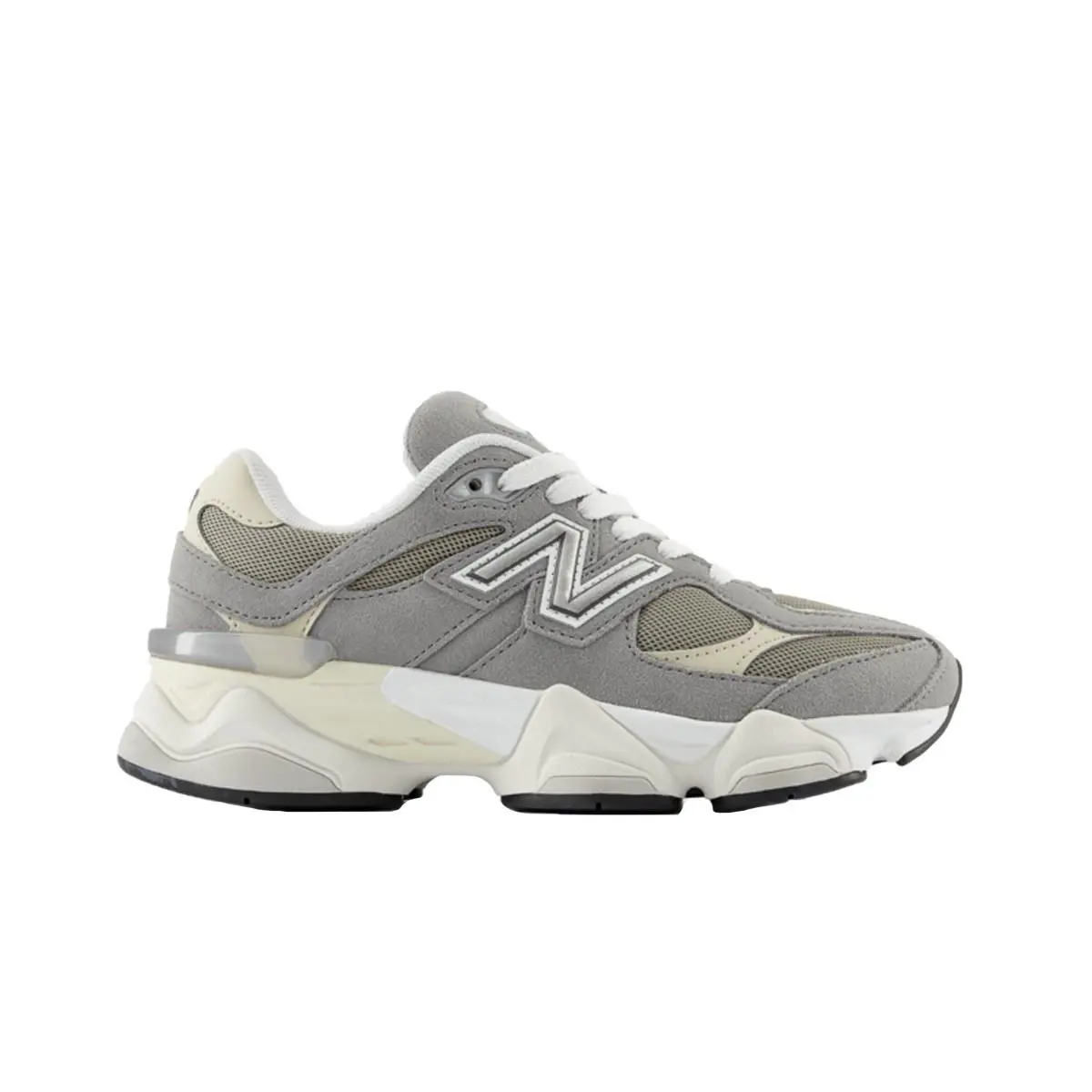 New Balance 9060 Casual Shoes 9060 Grade School Grey GC9060V1 - Light Grey/White