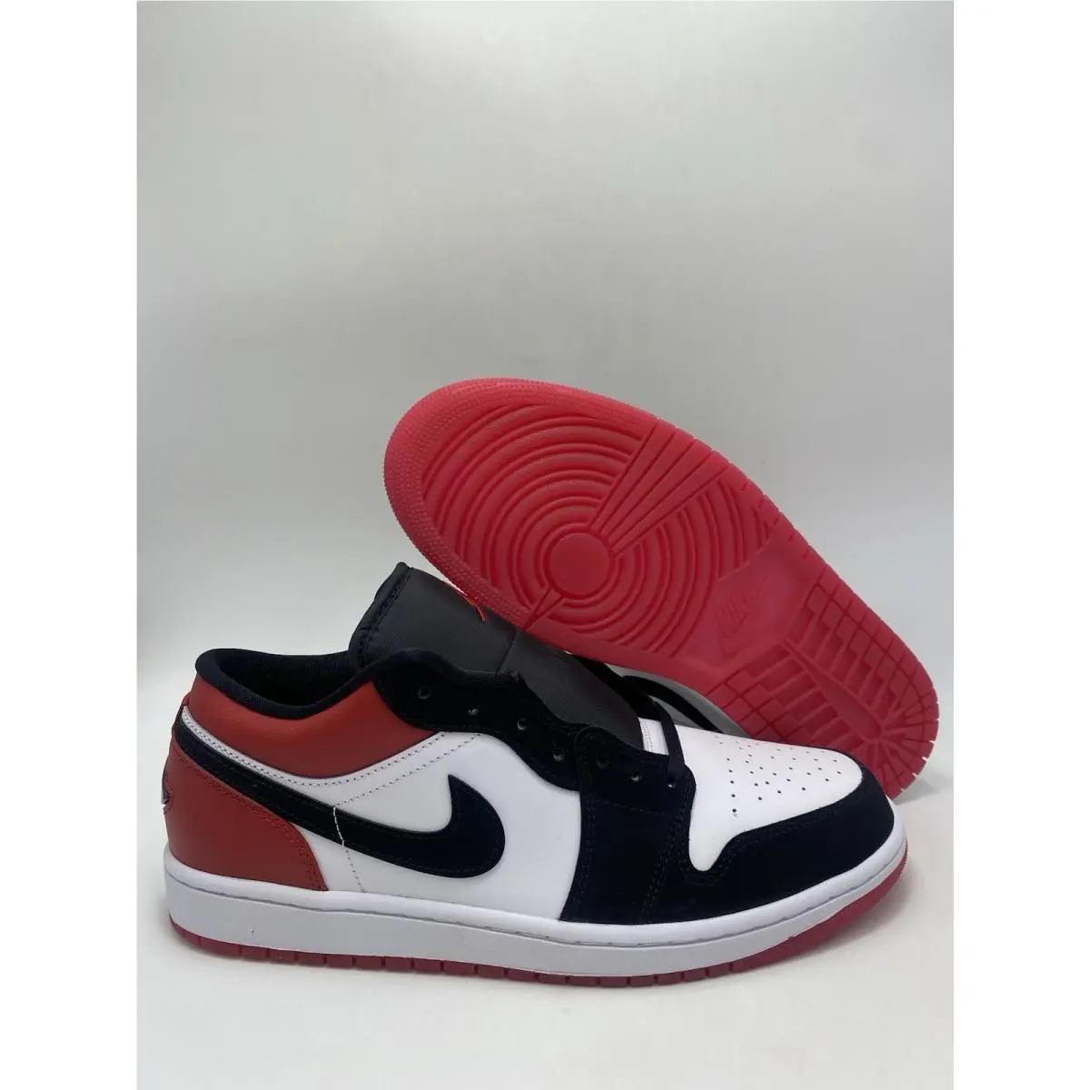 Nike Air Jordan 1 Low SE White Black Varsity Red IB8971 106 Men`s Size 10.5