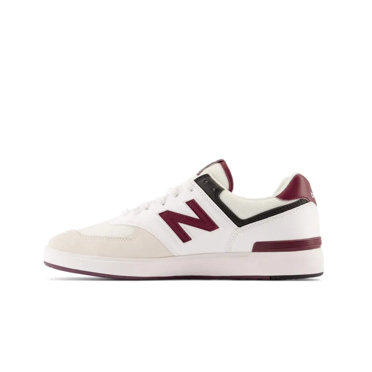 New Balance shoes - White/Crimson 4
