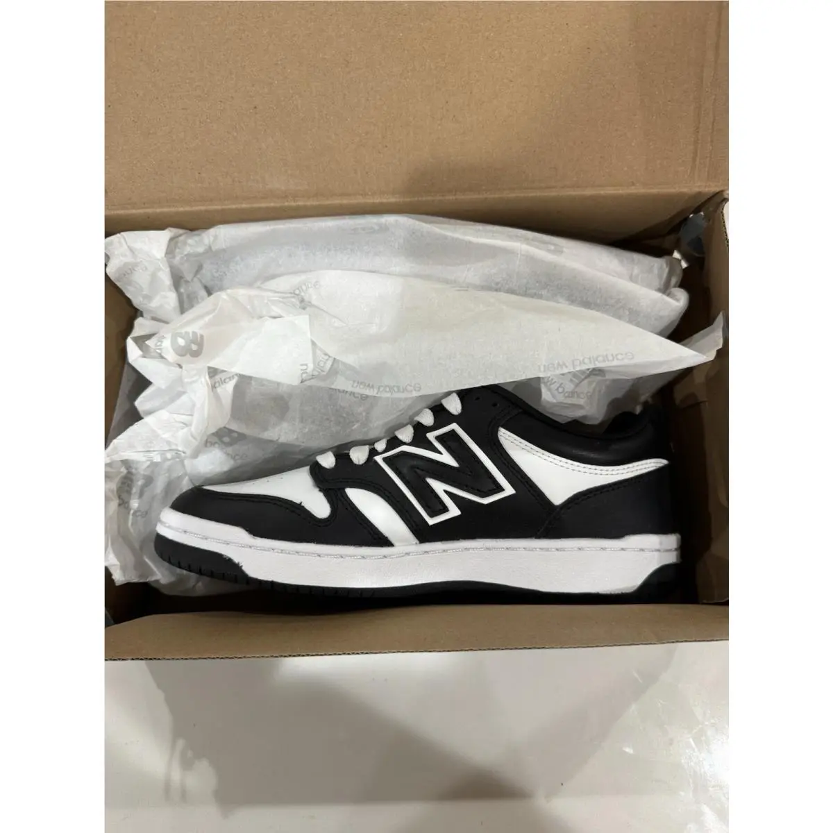 New Balance 480 GSB480BW Black/white Unisex Kids Athletic Shoes Size 7 8.5 Women