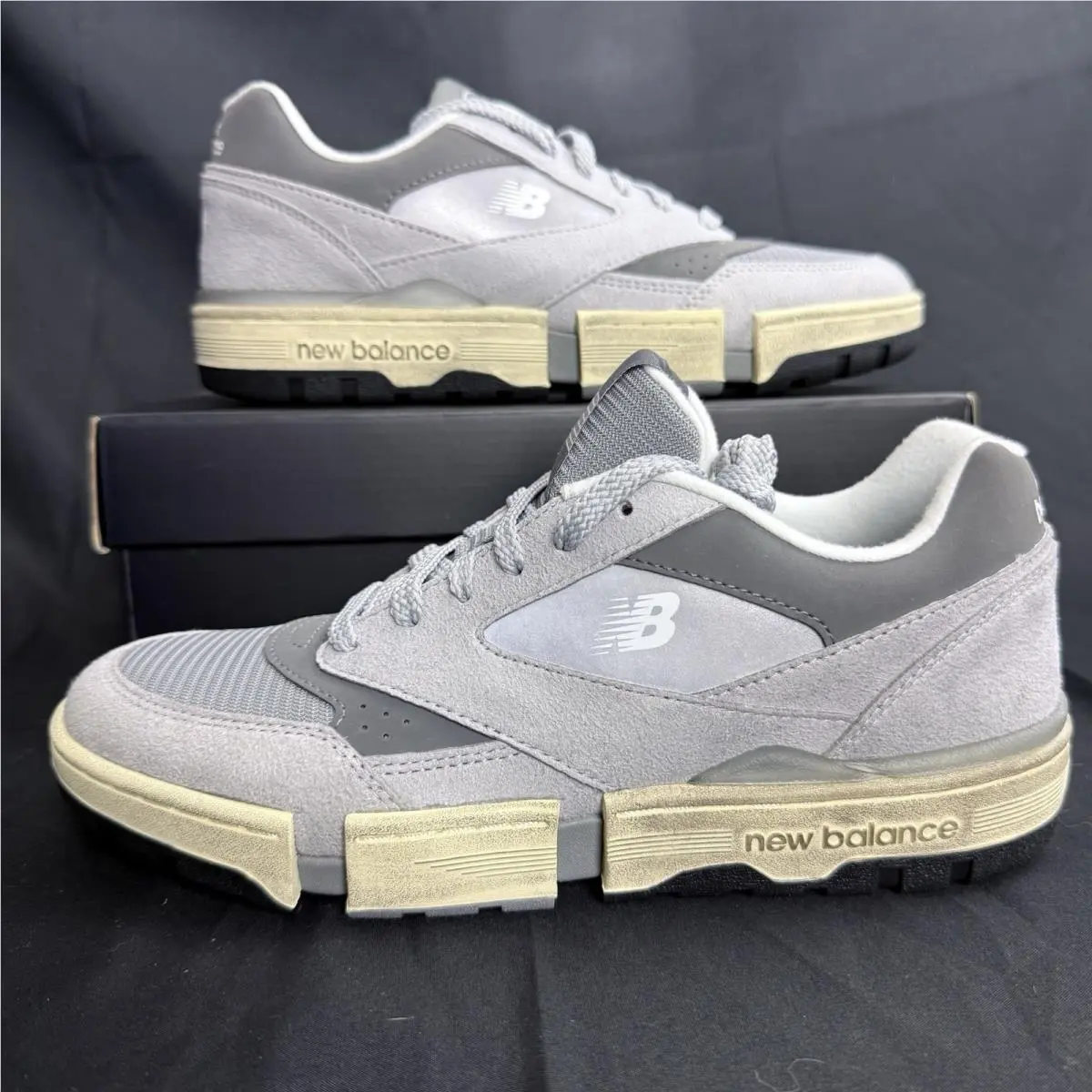 Mens Size 8.5 New Balance 0.01 x Msftsrep Jaden Smith Shoes Grey White Ctjsgr
