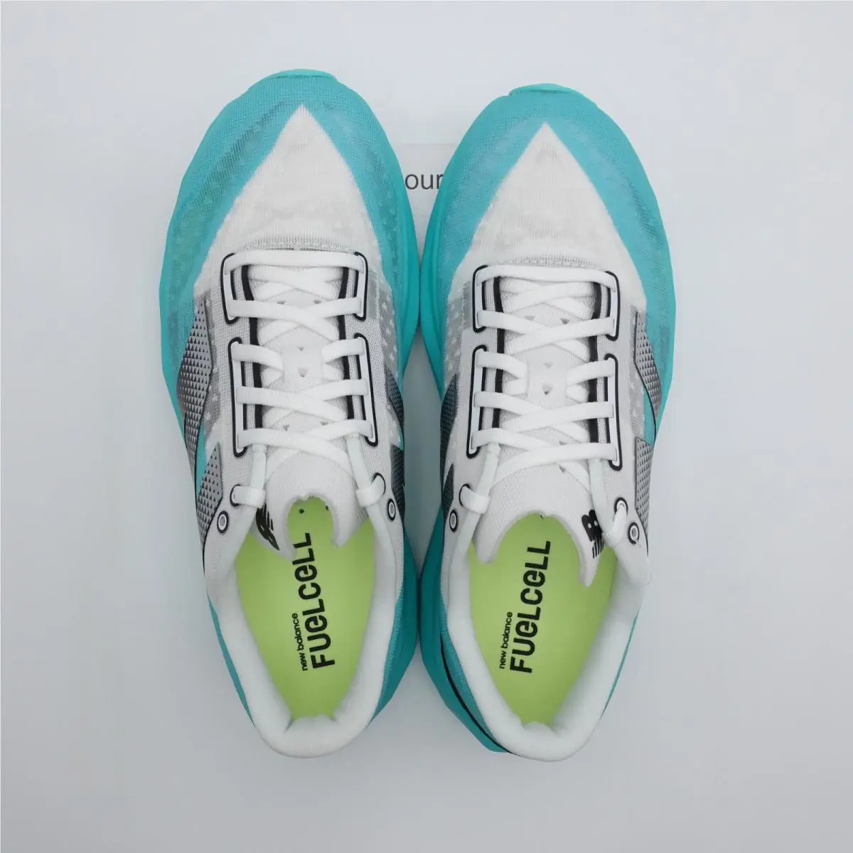 New Balance shoes - New Balance FuelCell Rebel v4 - WFCXCJ4 - Blue, Manufacturer: Cyber Jade/Black/White (UPC: 197966442682) 2