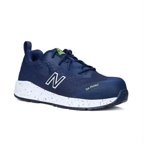 New Balance Midlogina-9D Men`s Composite Toe Athletic Shoe Navy 9 D