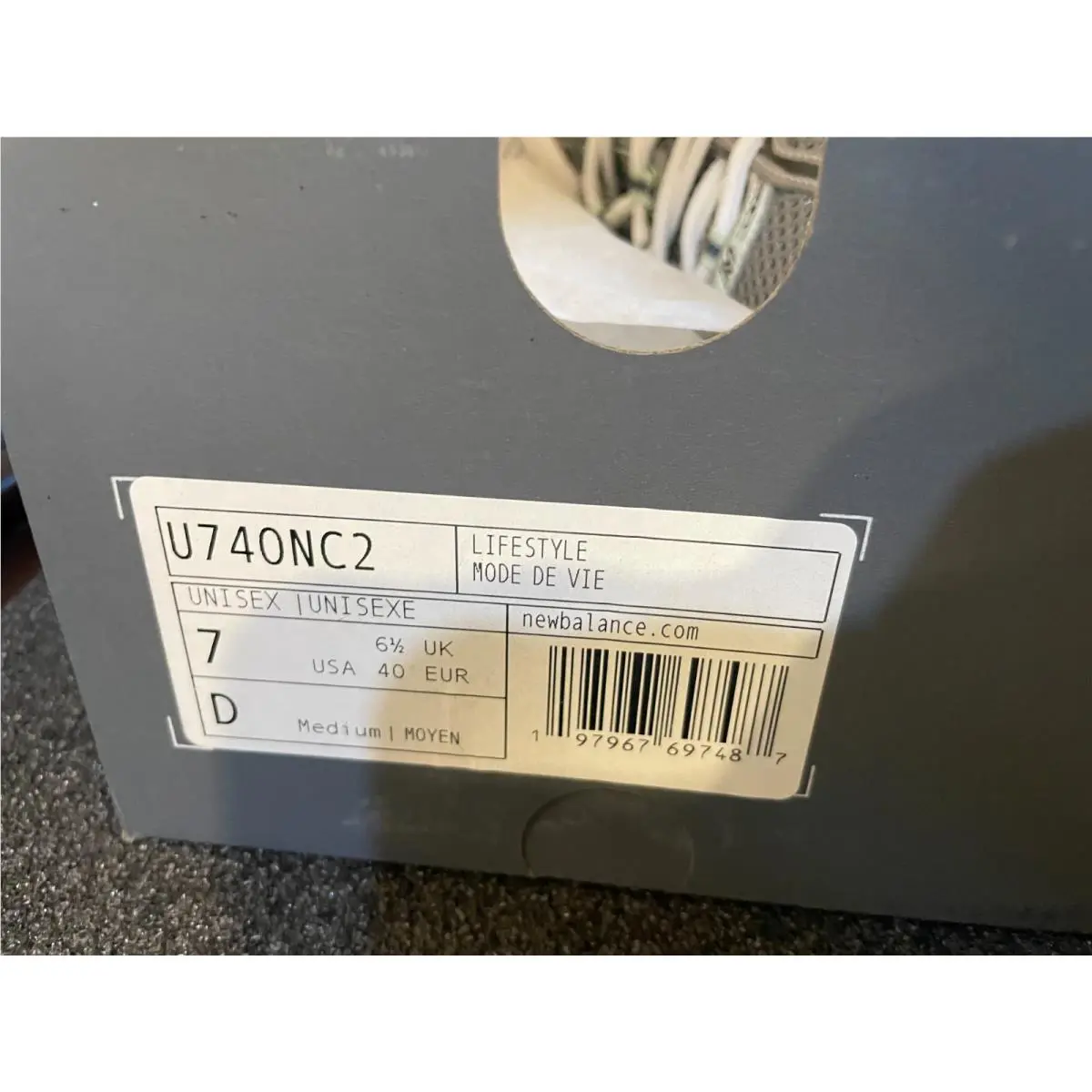 New Balance shoes - New Balance 740 - U740NC2 - Silver 0