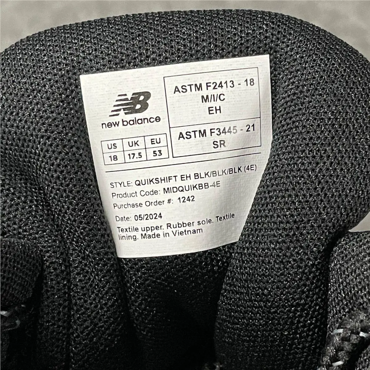 New Balance shoes - vs-170125 - vs-170125 - Black (UPC: 810119136978) 0
