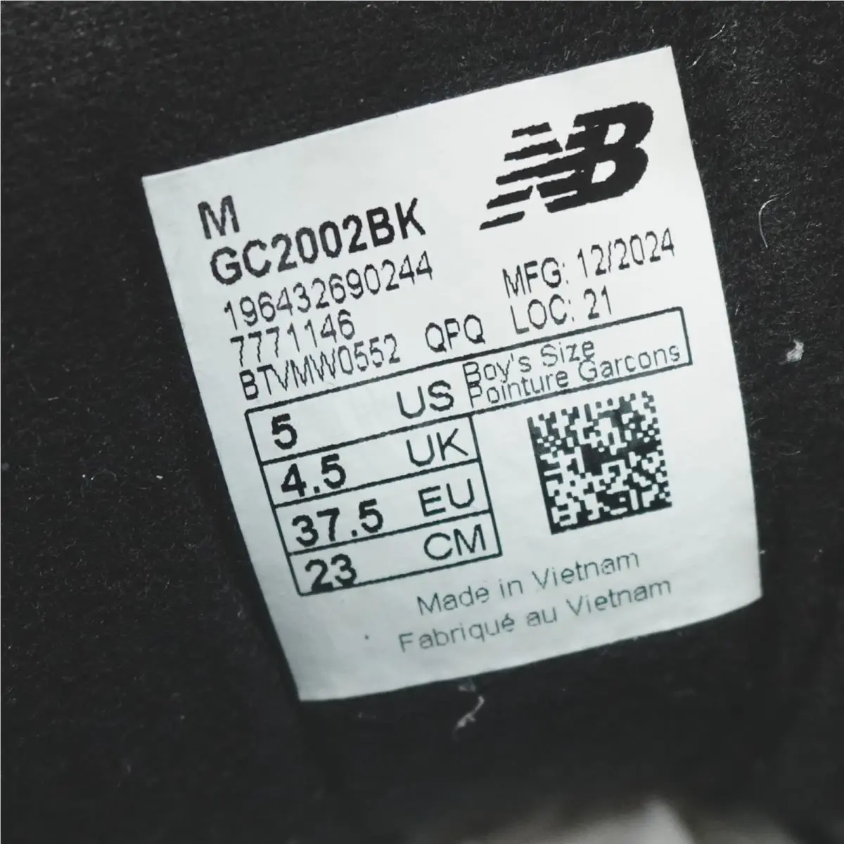 New Balance shoes - 2002R - GC2002BK - Black 7