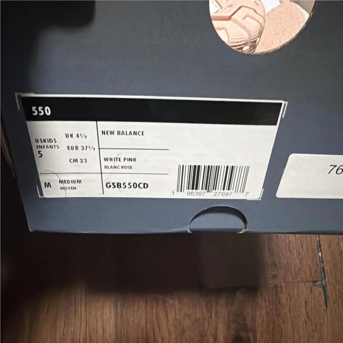 New Balance shoes - New Balance 550 - GSB550CD - Pink 3