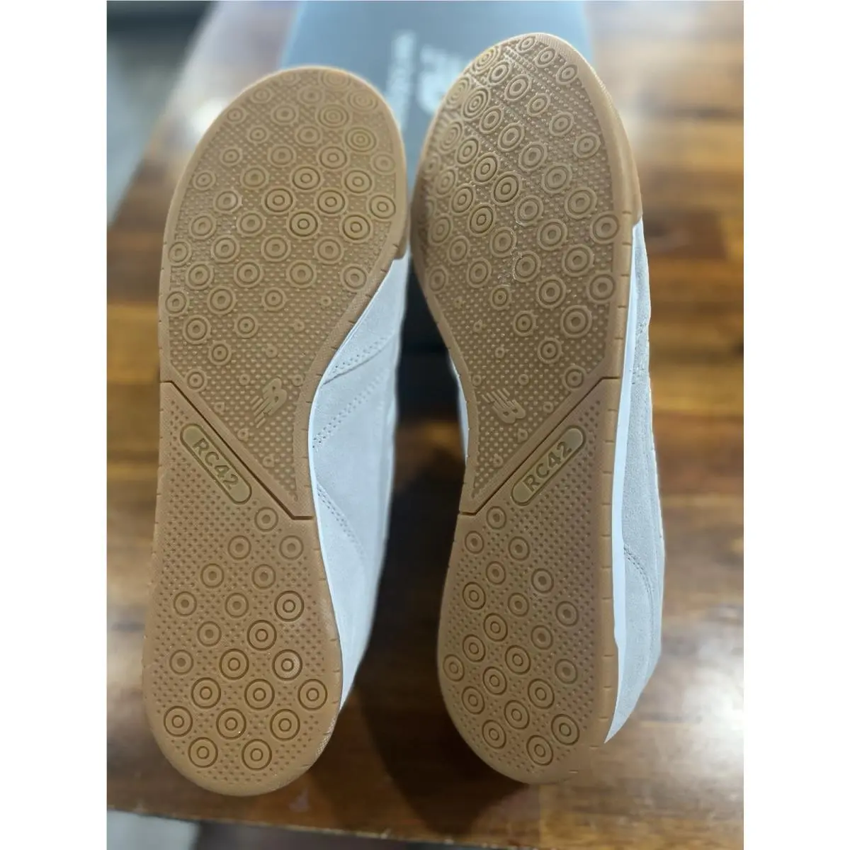 New Balance shoes - New Balance RC42 Suede Shoes Sneakers Granite Grey Gum Men`s - URC42EB - Gray, Manufacturer: Granite/White (UPC: 0197376787908) 10