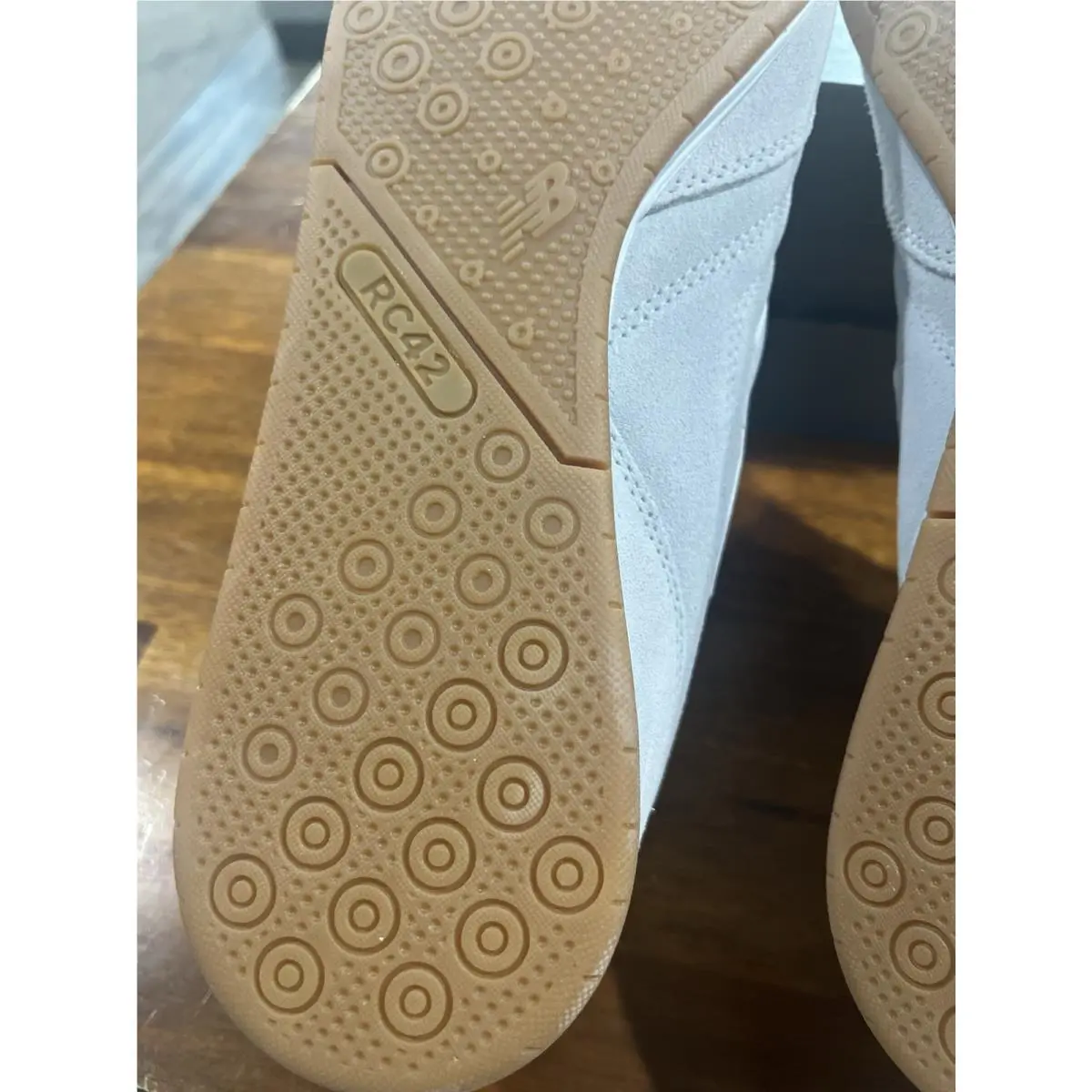 New Balance shoes - New Balance RC42 Suede Shoes Sneakers Granite Grey Gum Men`s - URC42EB - Gray, Manufacturer: Granite/White (UPC: 0197376787908) 11