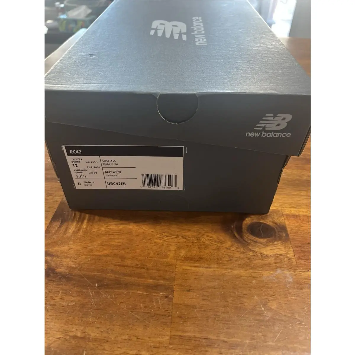 New Balance shoes - New Balance RC42 Suede Shoes Sneakers Granite Grey Gum Men`s - URC42EB - Gray, Manufacturer: Granite/White (UPC: 0197376787908) 1