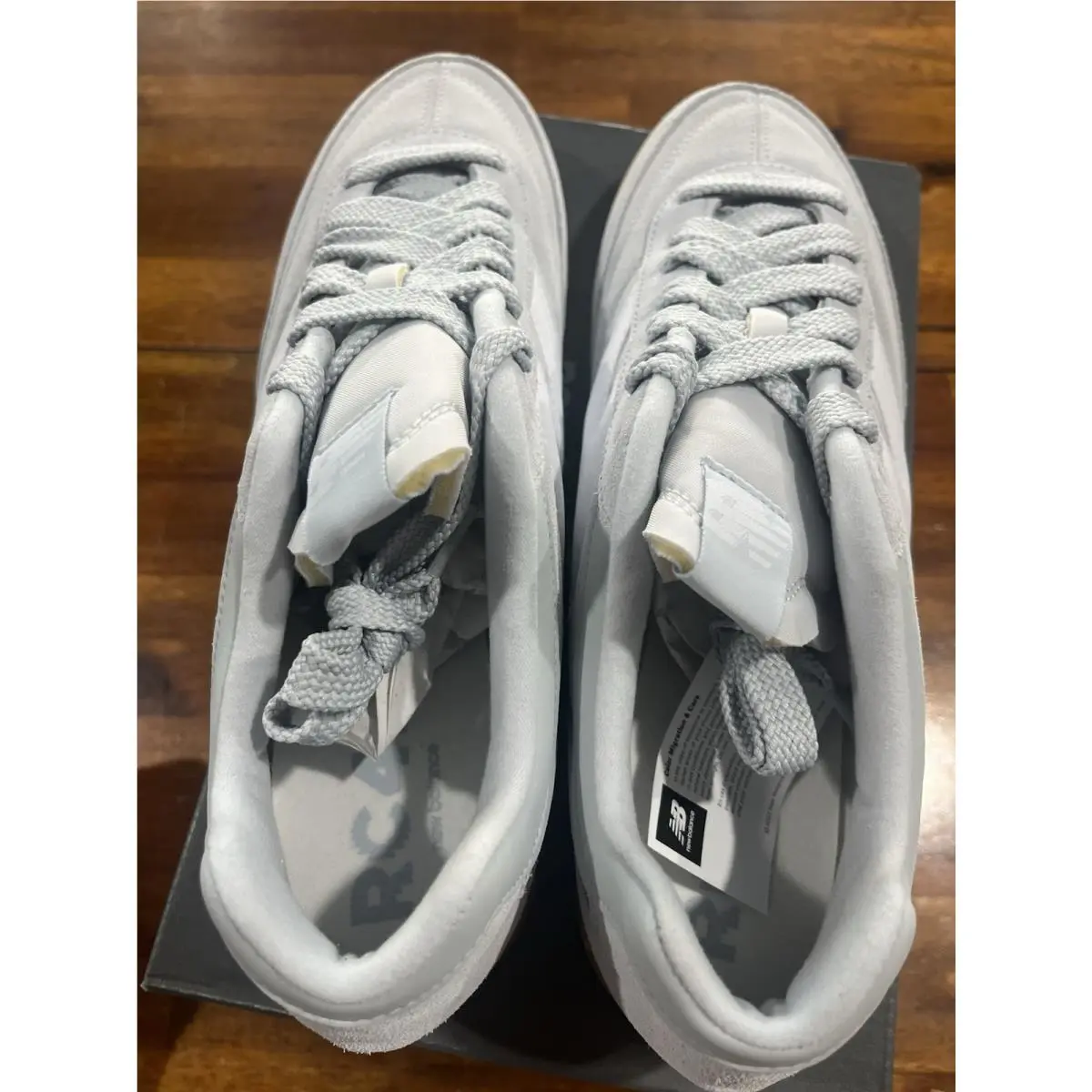New Balance shoes - New Balance RC42 Suede Shoes Sneakers Granite Grey Gum Men`s - URC42EB - Gray, Manufacturer: Granite/White (UPC: 0197376787908) 6