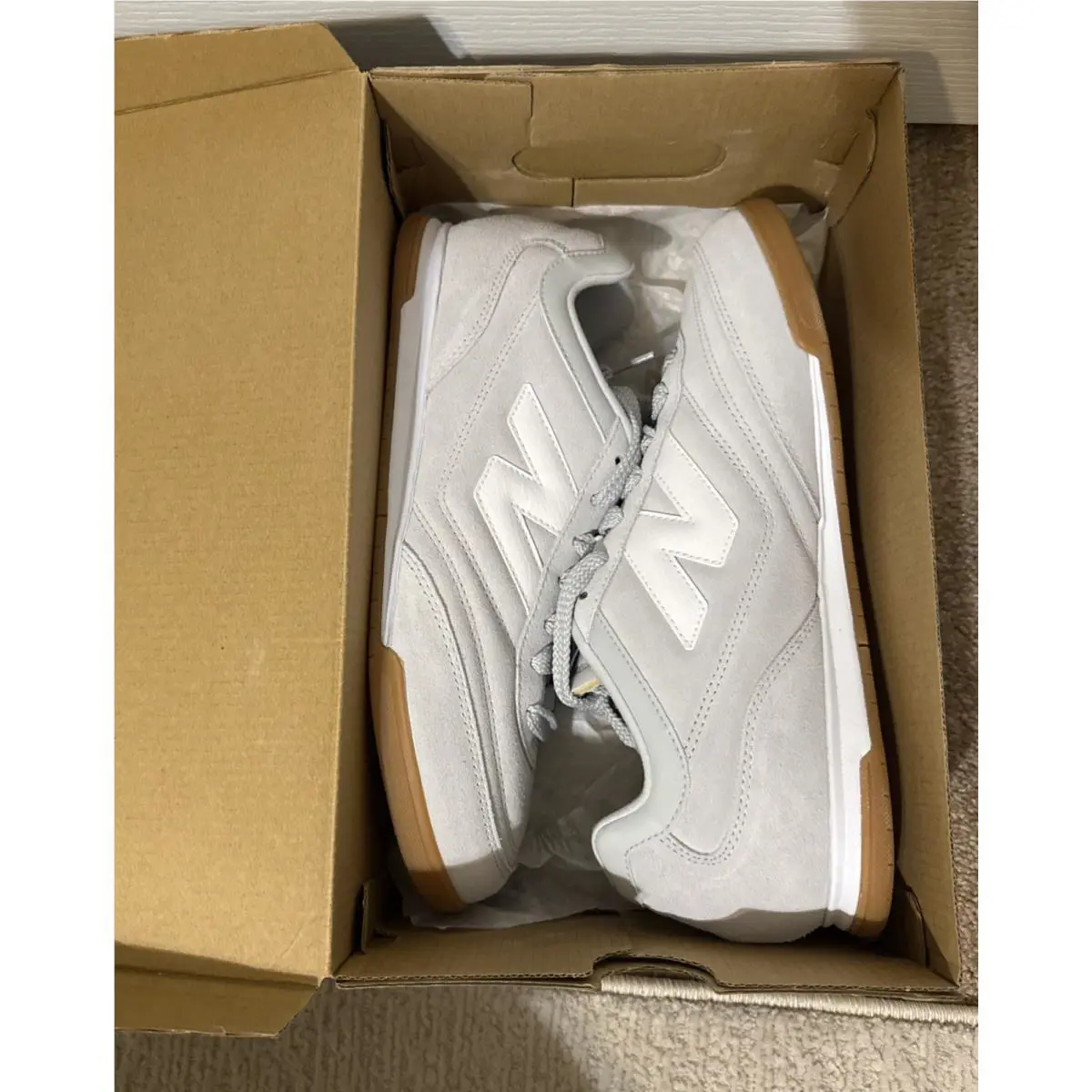 New Balance shoes - New Balance RC42 Suede Shoes Sneakers Granite Grey Gum Men`s - URC42EB - Gray, Manufacturer: Granite/White (UPC: 197376787892) 6
