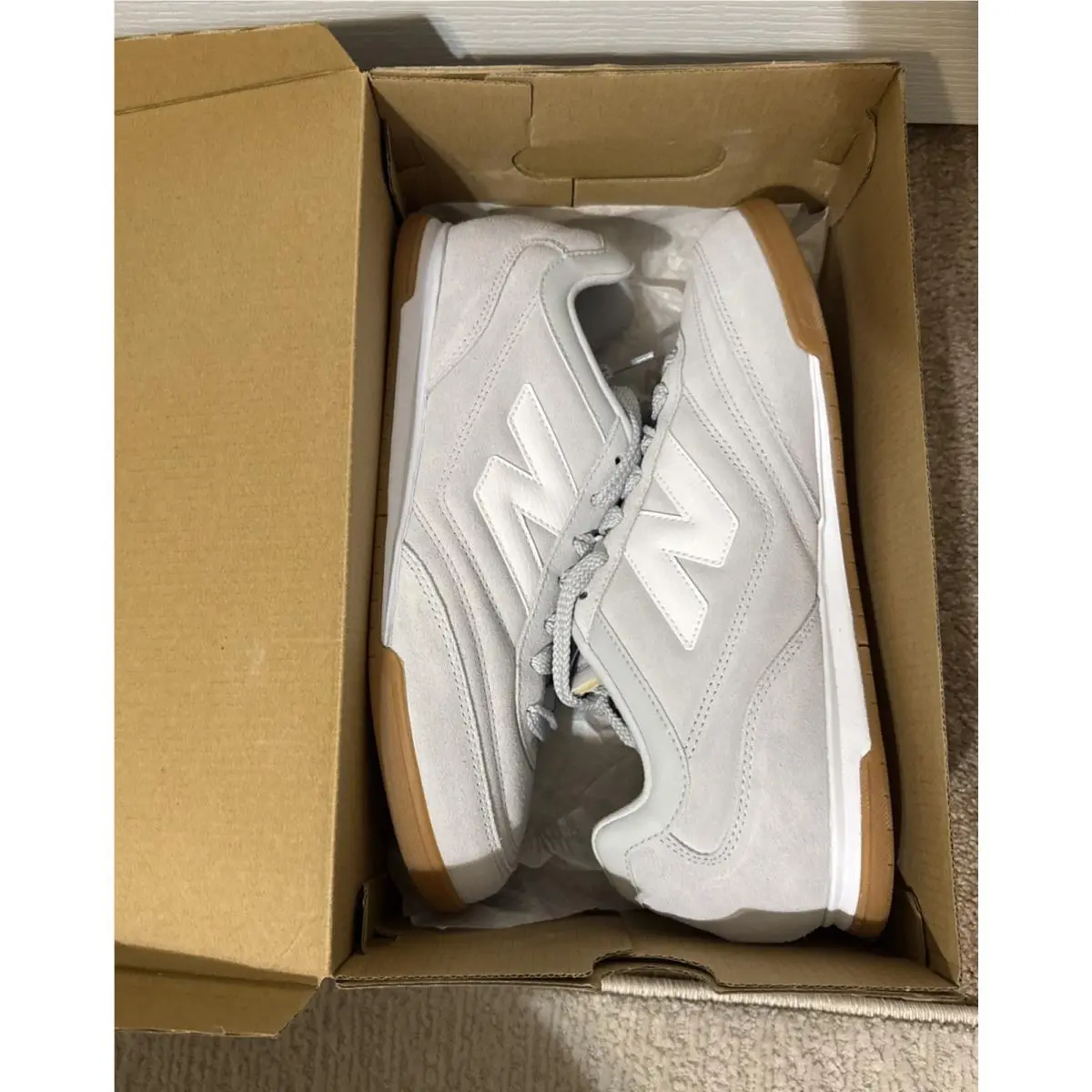 New Balance shoes - New Balance RC42 Suede Shoes Sneakers Granite Grey Gum Men`s - URC42EB - Gray, Manufacturer: Granite/White (UPC: 197376787892) 6
