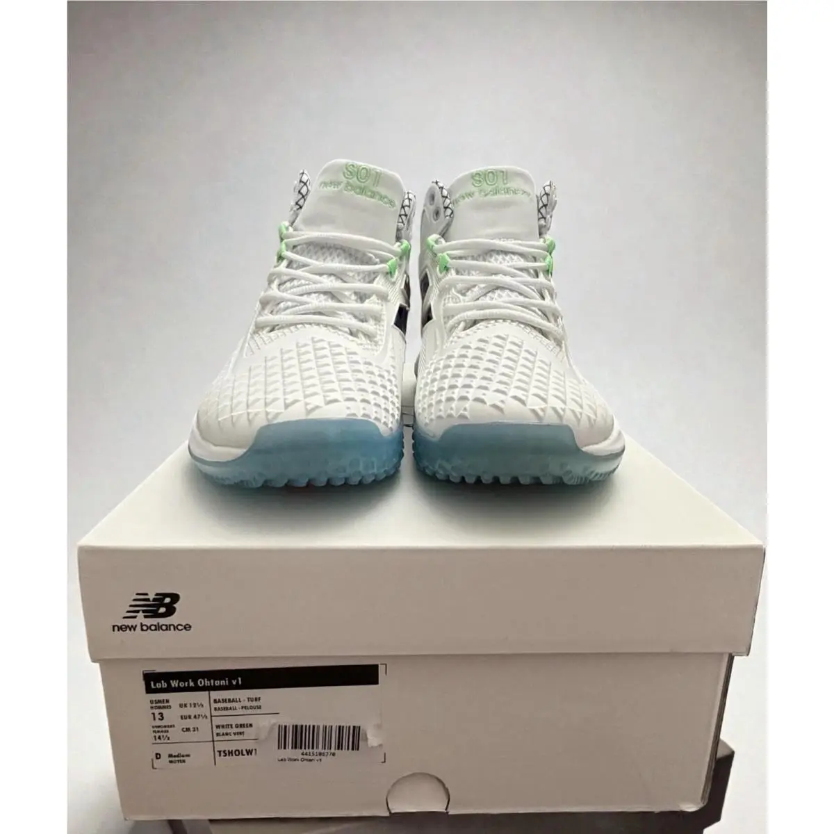 New Balance shoes - Lab Work Ohtani V1 - Lab Work Ohtani - TSHOLW1 - White Green 9