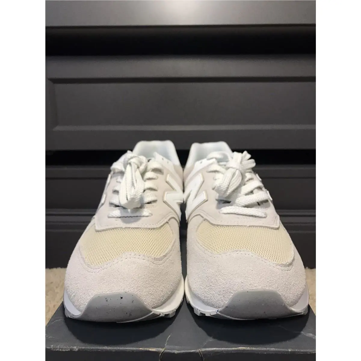 New Balance shoes - New Balance 574 - U574FOG - White/Grey 0