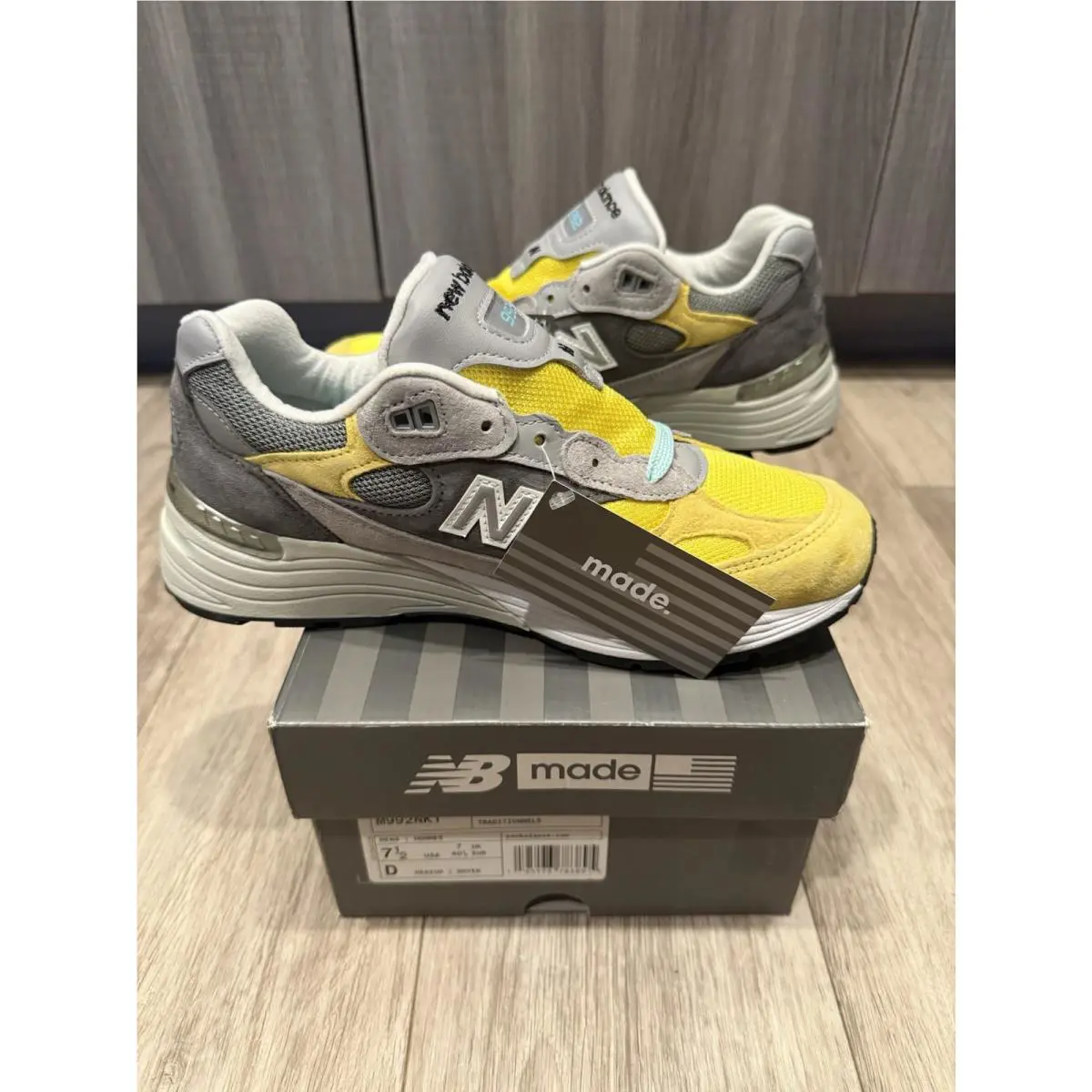 New Balance shoes - New Balance 992 - M992NK1 - Yellow 1