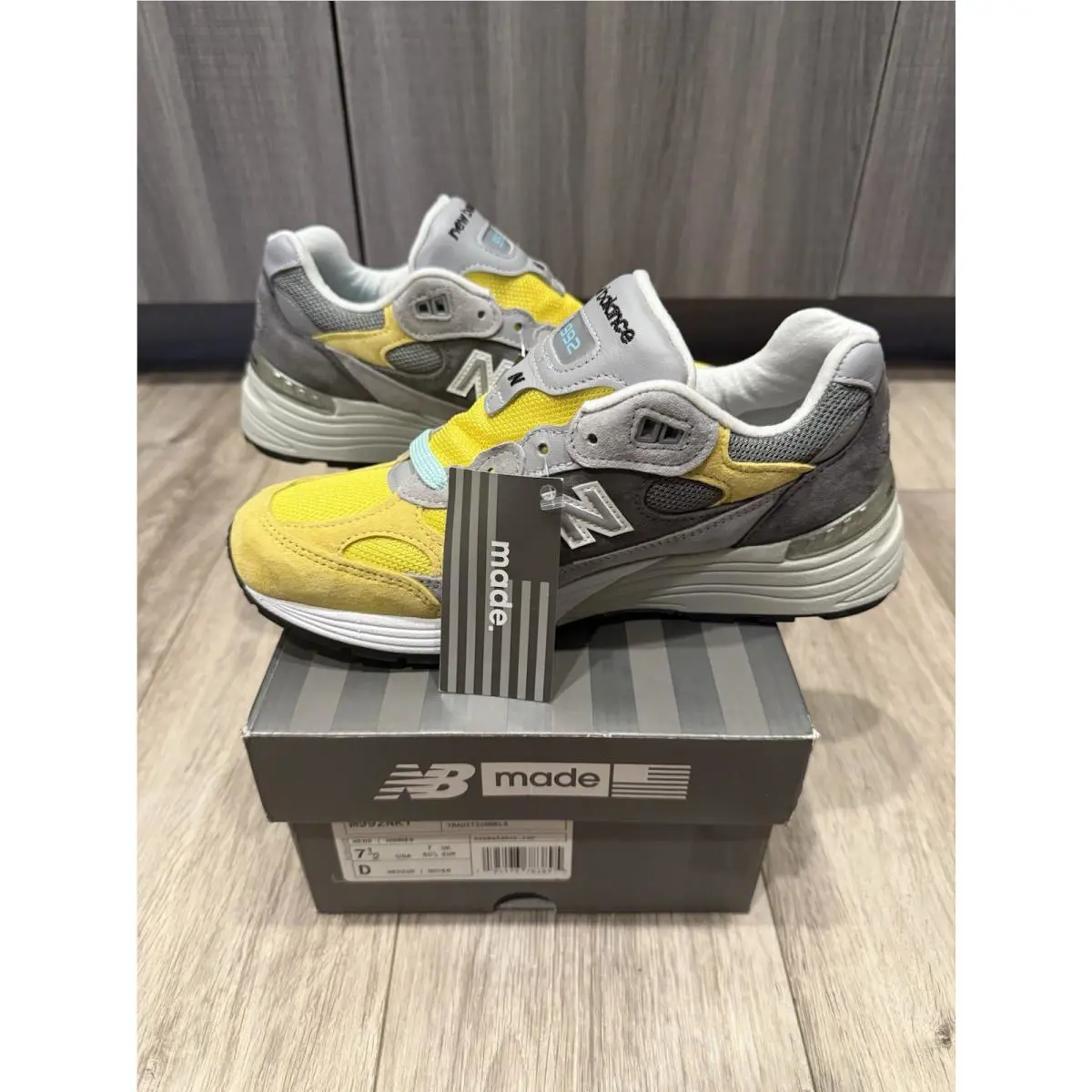 New Balance shoes - New Balance 992 - M992NK1 - Yellow 2