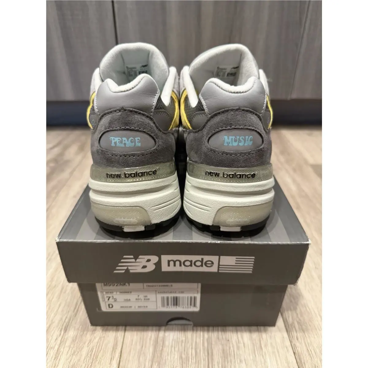 New Balance shoes - New Balance 992 - M992NK1 - Yellow 5