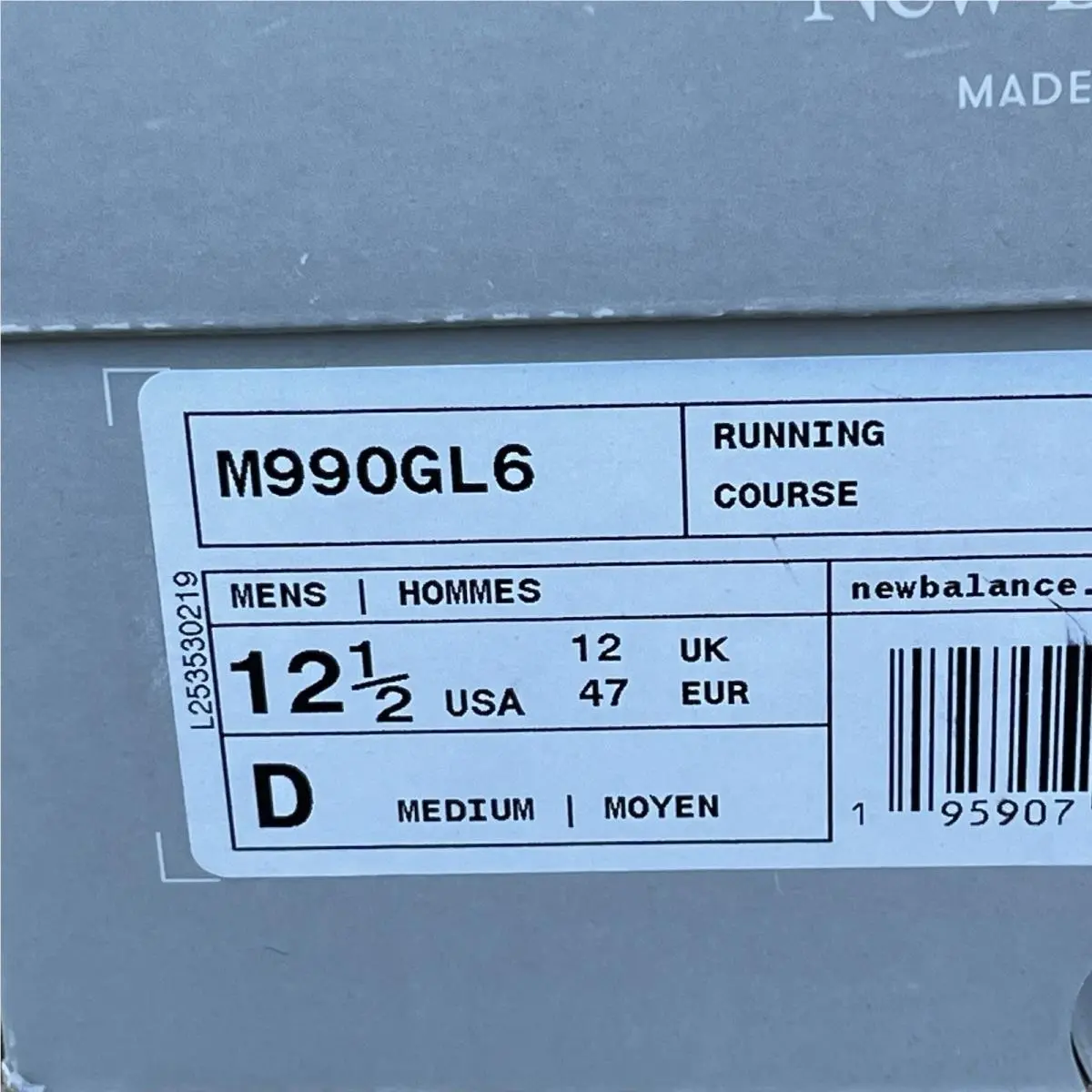 New Balance shoes - New Balance 990 v6 - M990GL6 - Gray 6