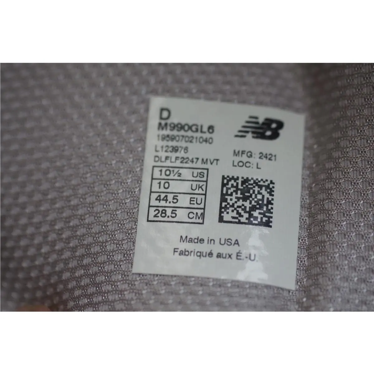 New Balance shoes - New Balance 990 v6 - M990GL6 - Gray 10