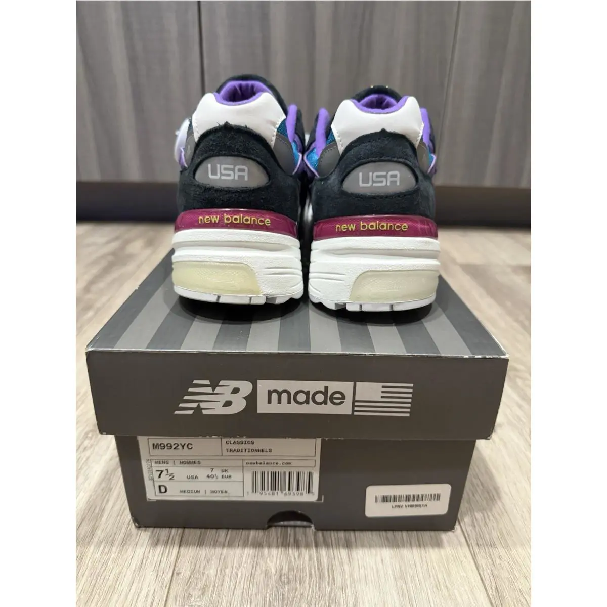 New Balance shoes - New Balance 992 - M992YC - Black 5