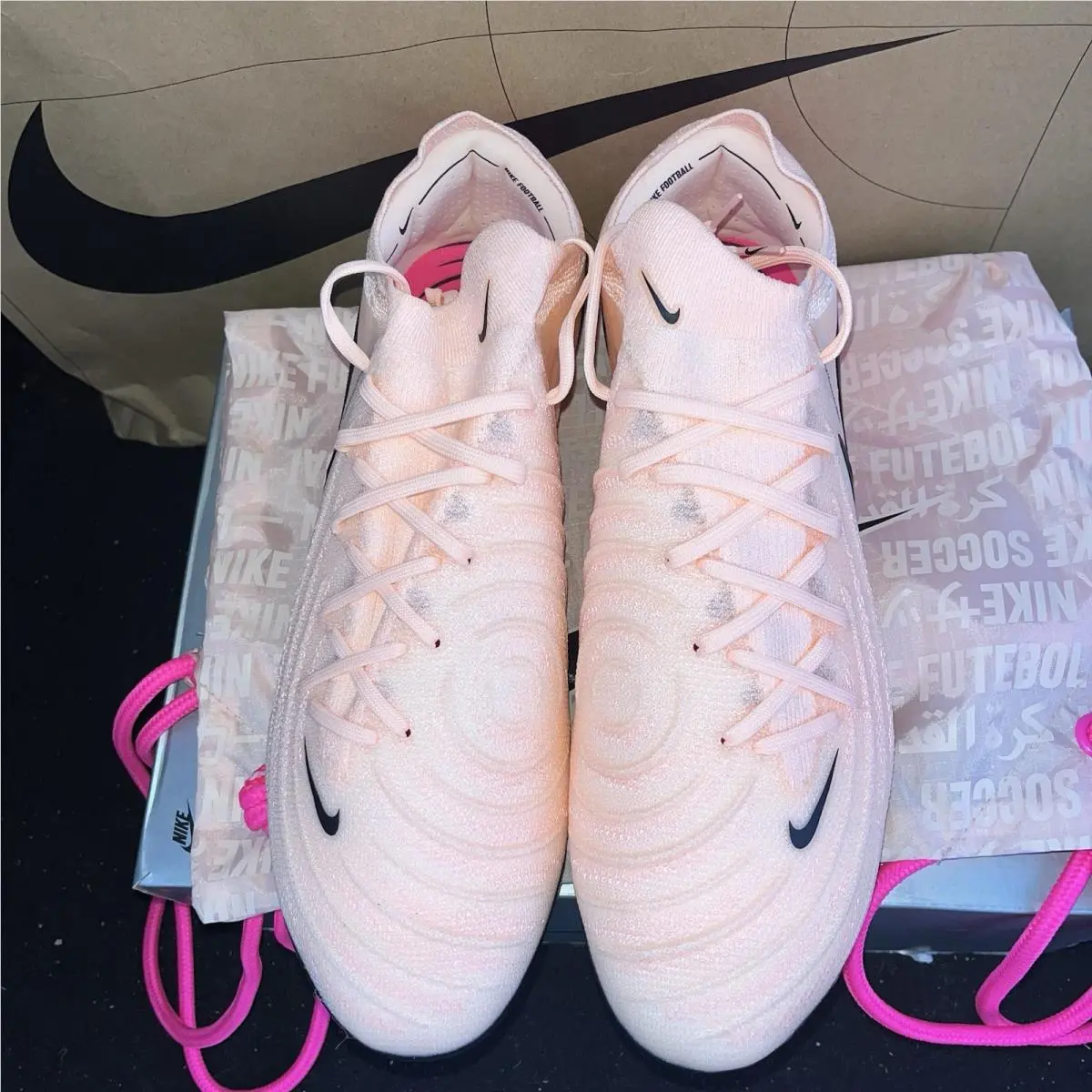 Nike shoes - Nike Phantom GX - Phantom - FJ2559 800 - Crimson Tint/Black-Pink Blast (UPC: 197862722079) 2