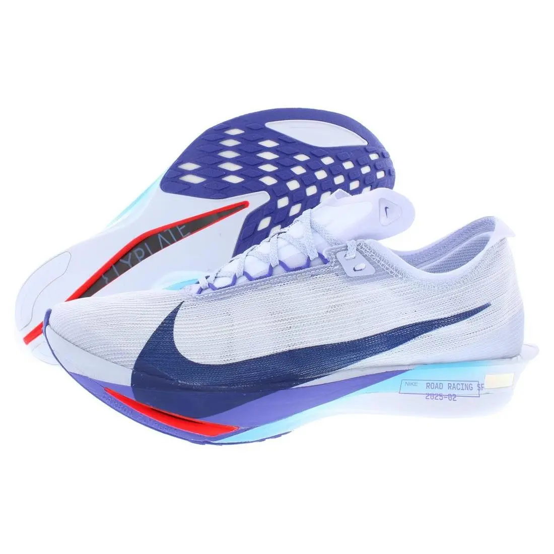 Nike Zoomx Streakfly 2 Unisex Shoes Size 13 Color: Ghost/blue Void/persian