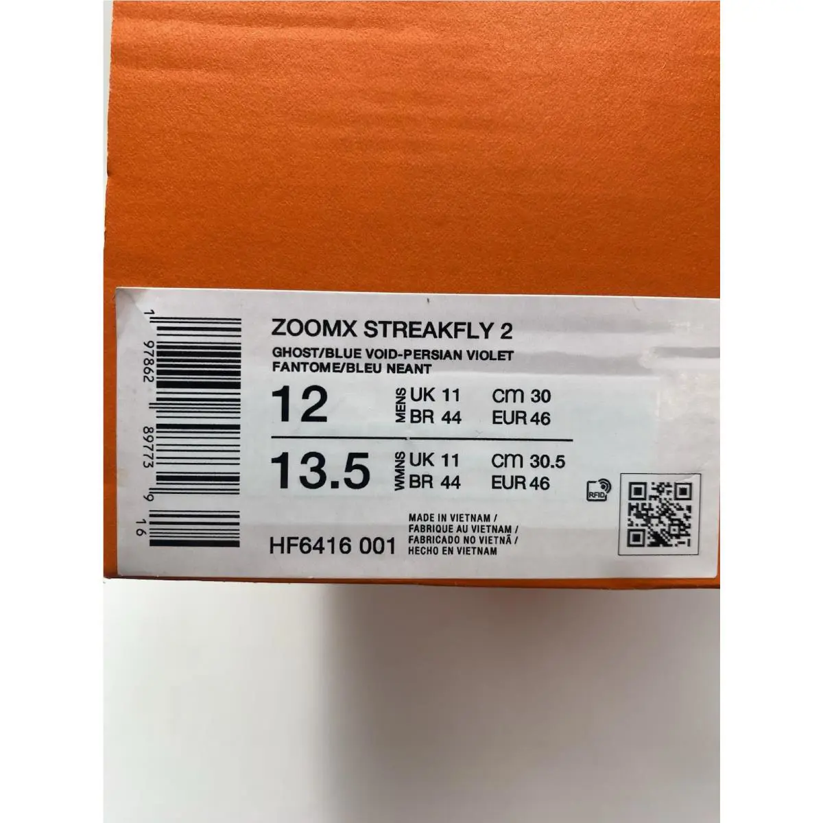 Nike shoes - Nike ZoomX Streakfly - ZoomX Streakfly - HF6416 001 - Ghost/Blue Void-Persian Violet (UPC: 197862897739) 7