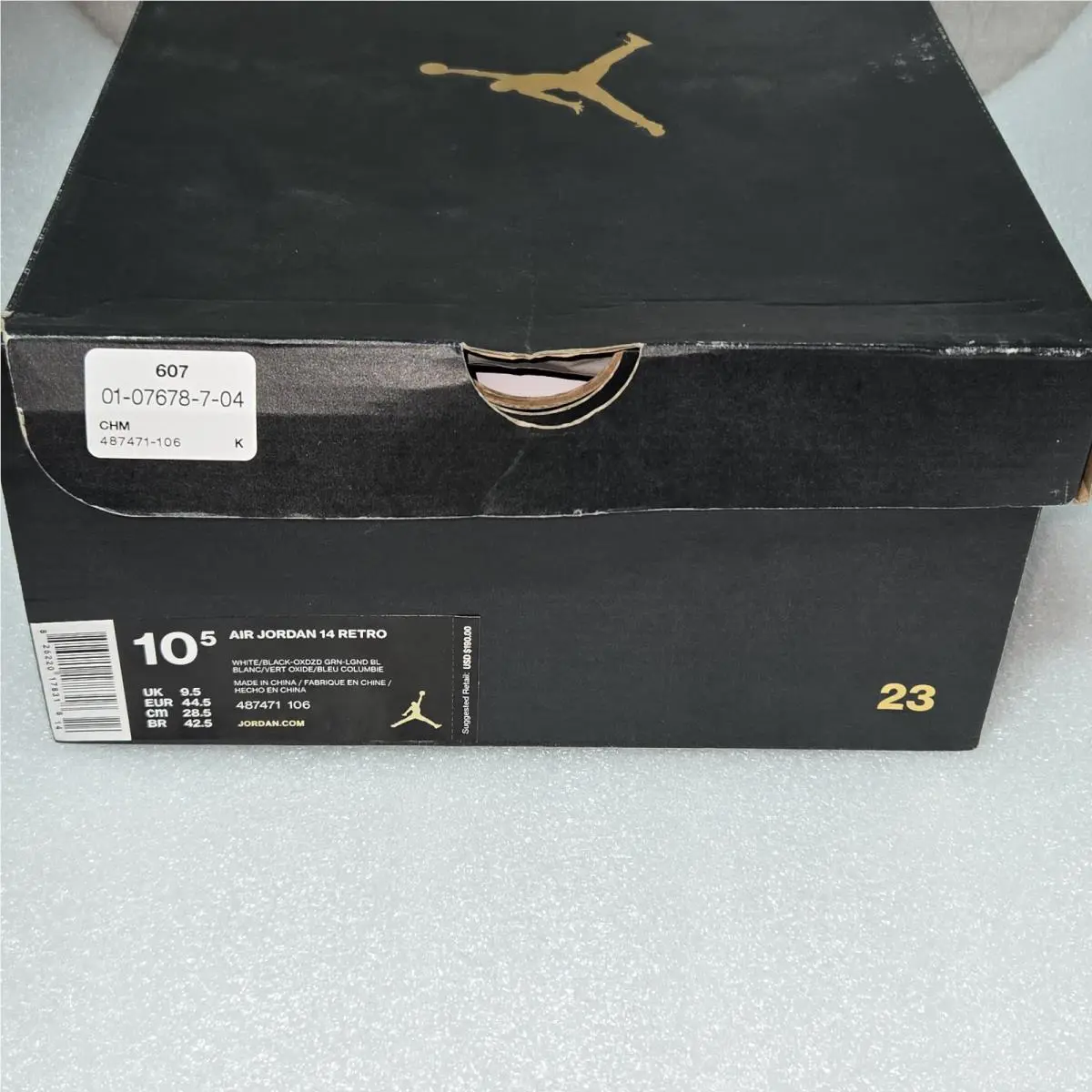 Nike shoes - Air Jordan 14 - Air - 487471-106 - White (UPC: 0826220178318) 4