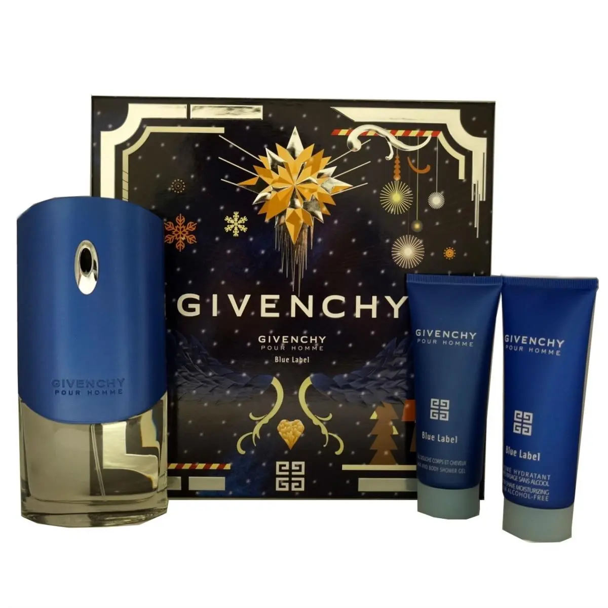 Givenchy Blue Label Pour Homme 3 Piece Gift Set Eau DE Toilette Spray 100ML
