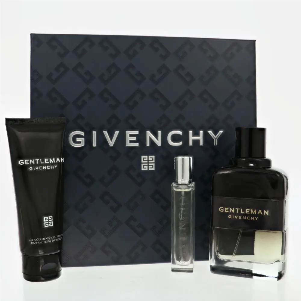 Gentleman by Givenchy Boisee Gift Set For Men 3 Piece Set For Men: 3.3 Oz Eau