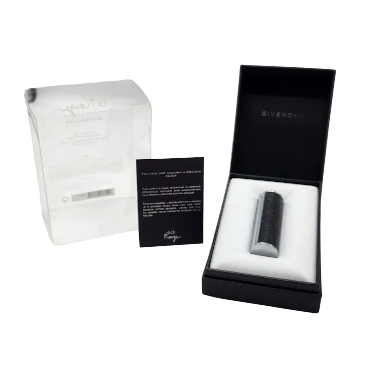 Givenchy Le Rouge Crocodile Leather Luxury Edition 306 Carmin Escarp