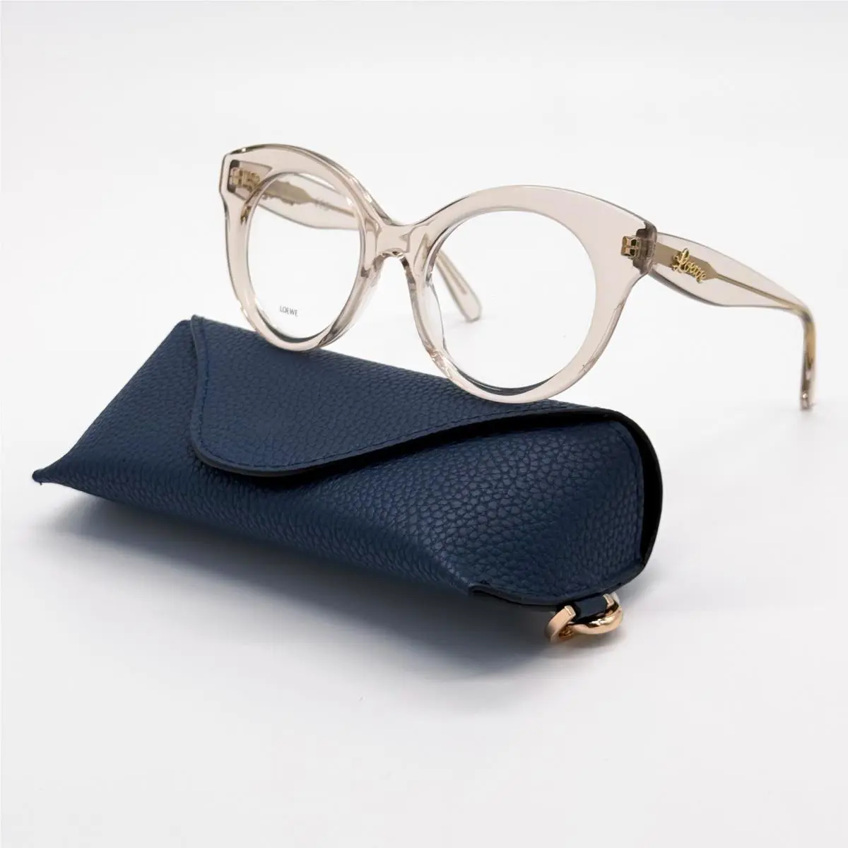 Loewe LW50074I 057 Eyeglasses Women Cat Eye Clear Pink Eyeglasses Loewe