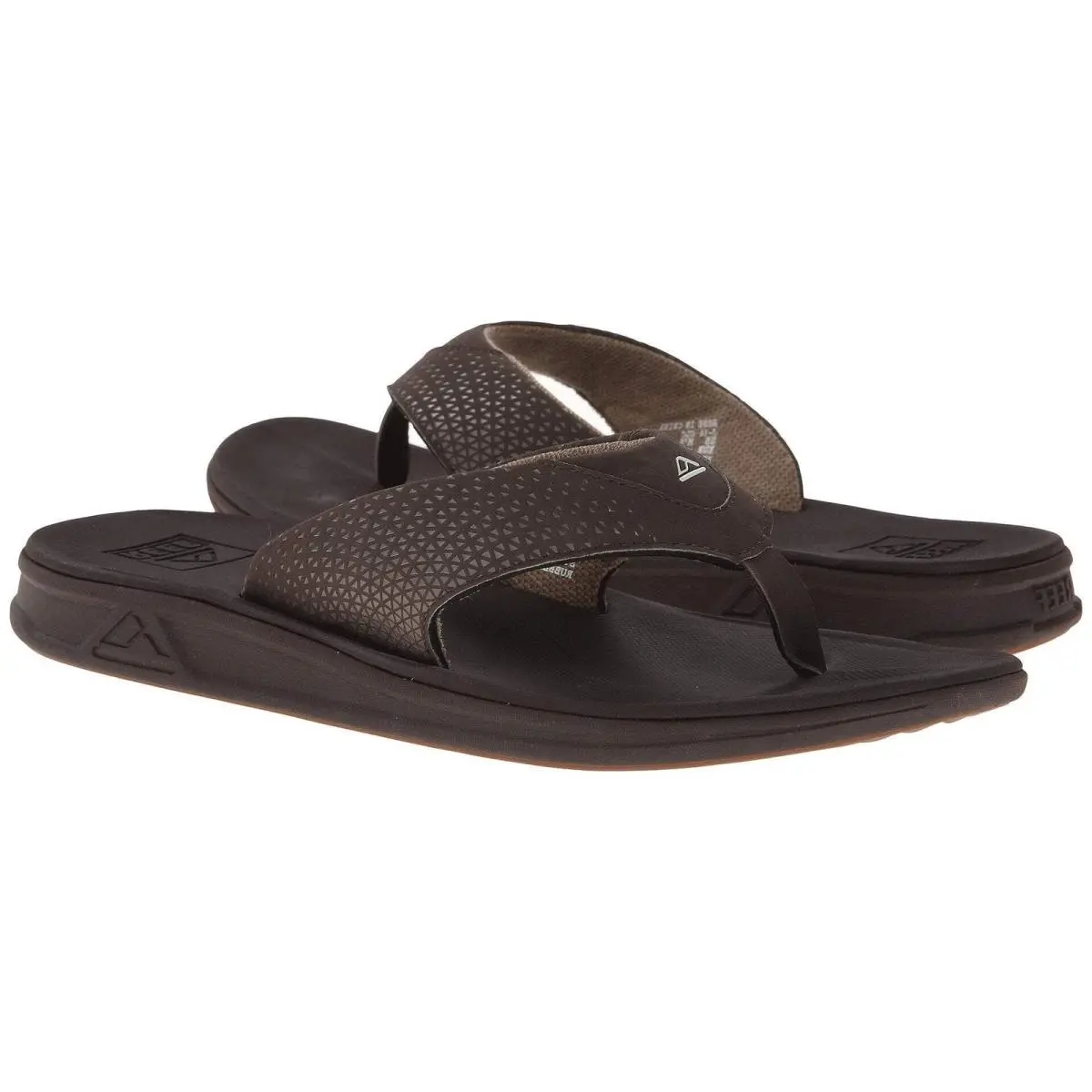 Reef Rover RF002295 Black Brown Men`s Flipflop - Rover Brown