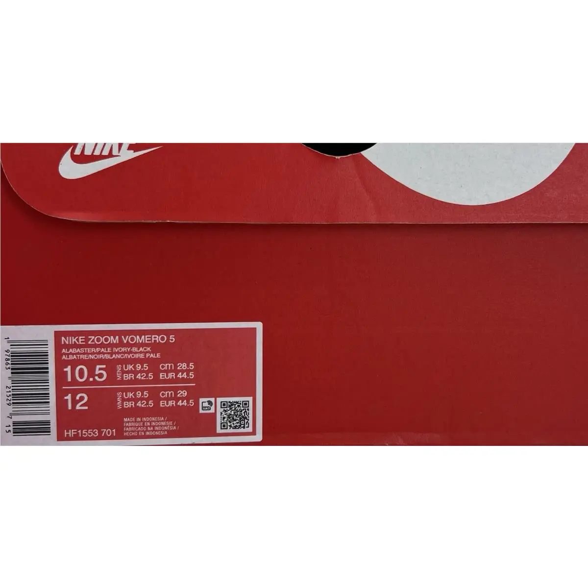 Nike shoes - Nike Air Zoom Vomero 5 - HF1553-701 - Ivory 5