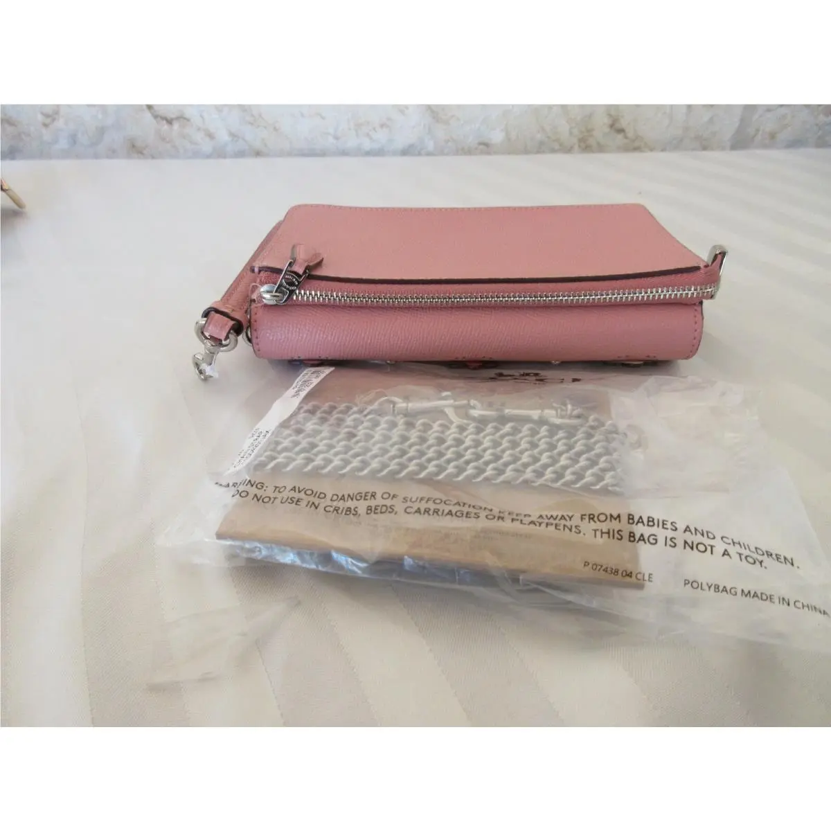 Coach  bag  - Coach Klare  Flover/Foldover Lilly - Klare Lilly - Beige IM/Taupe or SV/Pink blush, Hardware: Pink/Silver, Brown/Gold, Exterior: Neutral/Beige /Light Brown OR Pink Blush