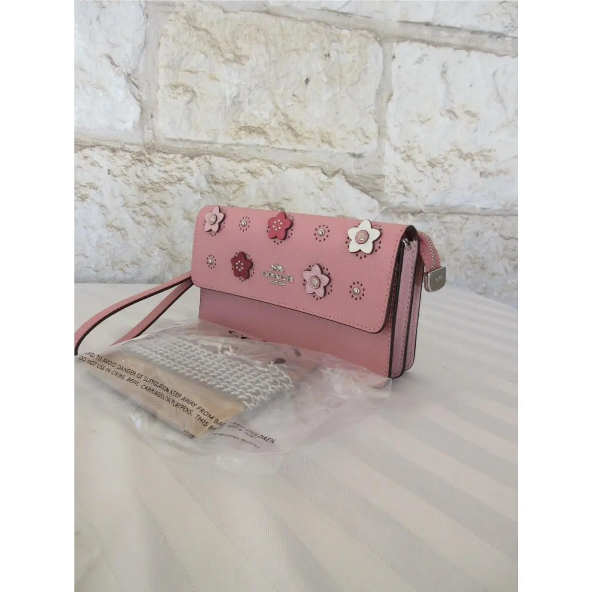 Coach  bag  - Coach Klare  Flover/Foldover Lilly - Klare Lilly - Beige IM/Taupe or SV/Pink blush, Hardware: Pink/Silver, Brown/Gold, Exterior: Neutral/Beige /Light Brown OR Pink Blush