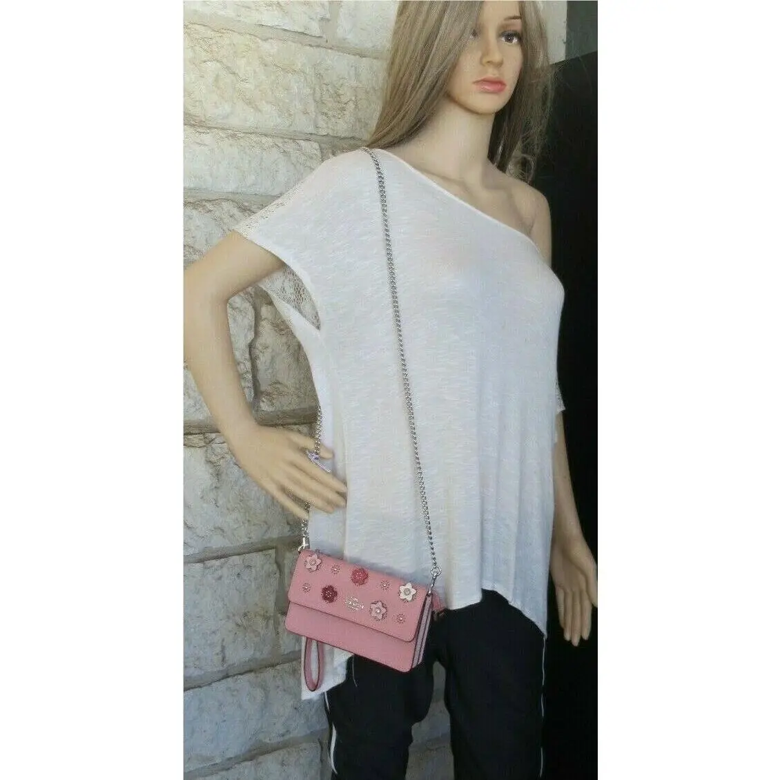 Coach  bag  - Coach Klare  Flover/Foldover Lilly - Klare Lilly - Beige IM/Taupe or SV/Pink blush, Hardware: Pink/Silver, Brown/Gold, Exterior: Neutral/Beige /Light Brown OR Pink Blush