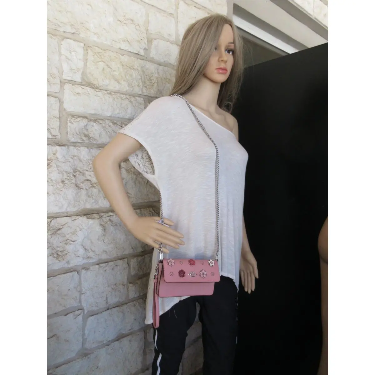 Coach  bag  - Coach Klare  Flover/Foldover Lilly - Klare Lilly - Beige IM/Taupe or SV/Pink blush, Hardware: Pink/Silver, Brown/Gold, Exterior: Neutral/Beige /Light Brown OR Pink Blush