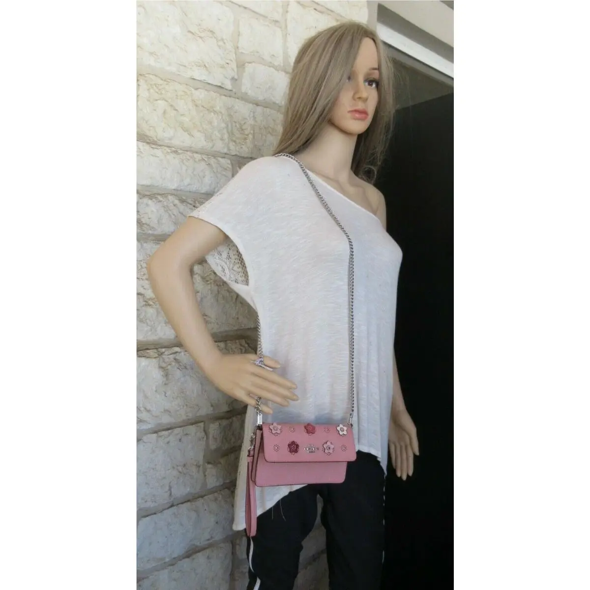 Coach  bag  - Coach Klare  Flover/Foldover Lilly - Klare Lilly - Beige IM/Taupe or SV/Pink blush, Hardware: Pink/Silver, Brown/Gold, Exterior: Neutral/Beige /Light Brown OR Pink Blush