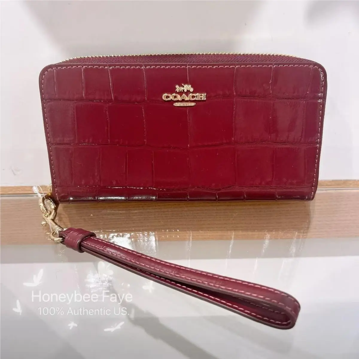 Coach Long Zip Around Wallet with Floral Print CCL36/CT083