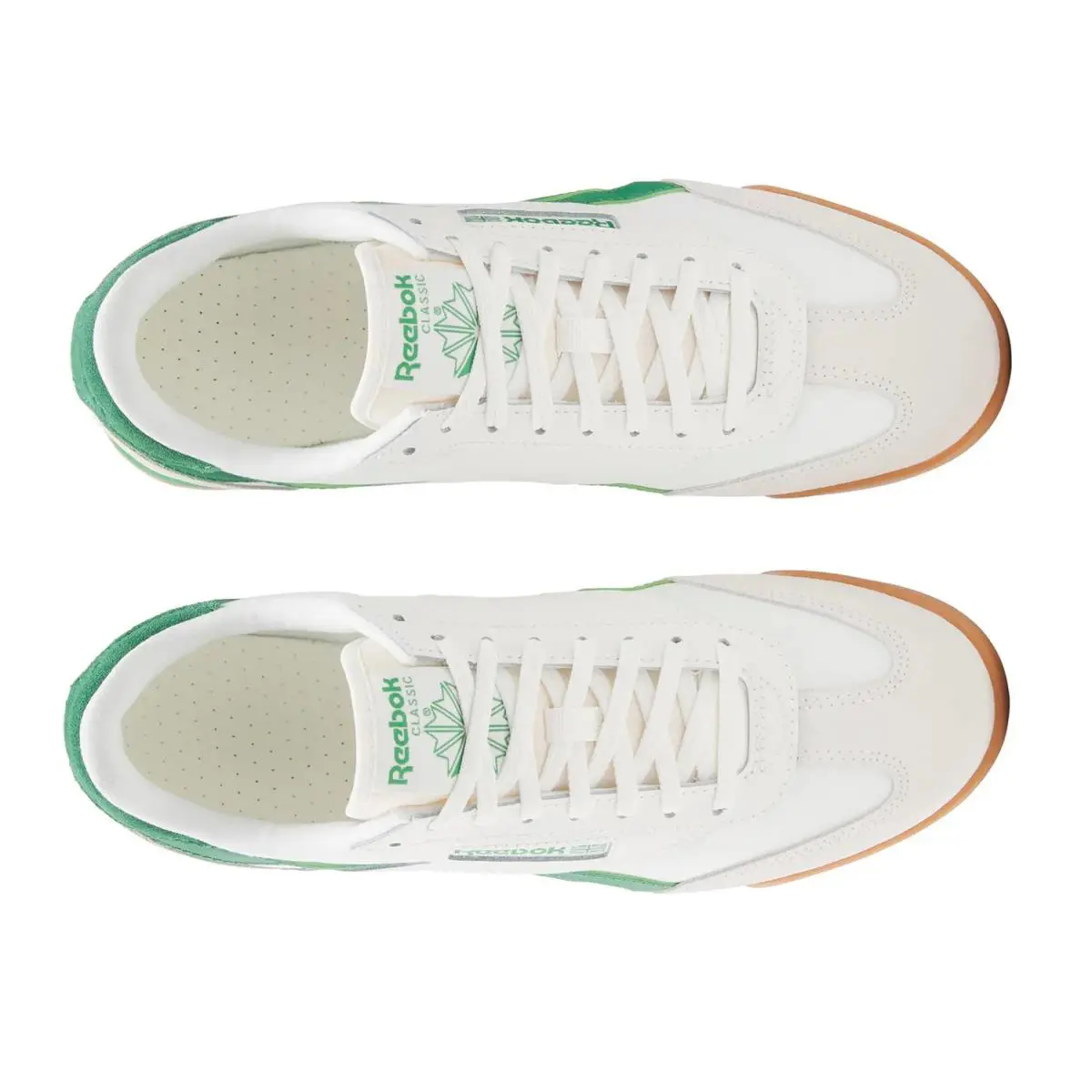 Reebok shoes - White/Green 3