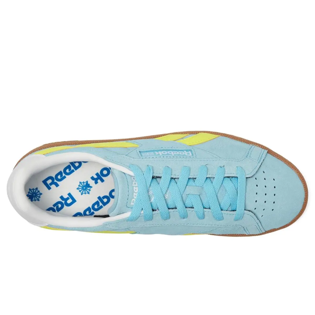 Reebok shoes - Digital Blue/Solar Acid Yellow/Gum 0