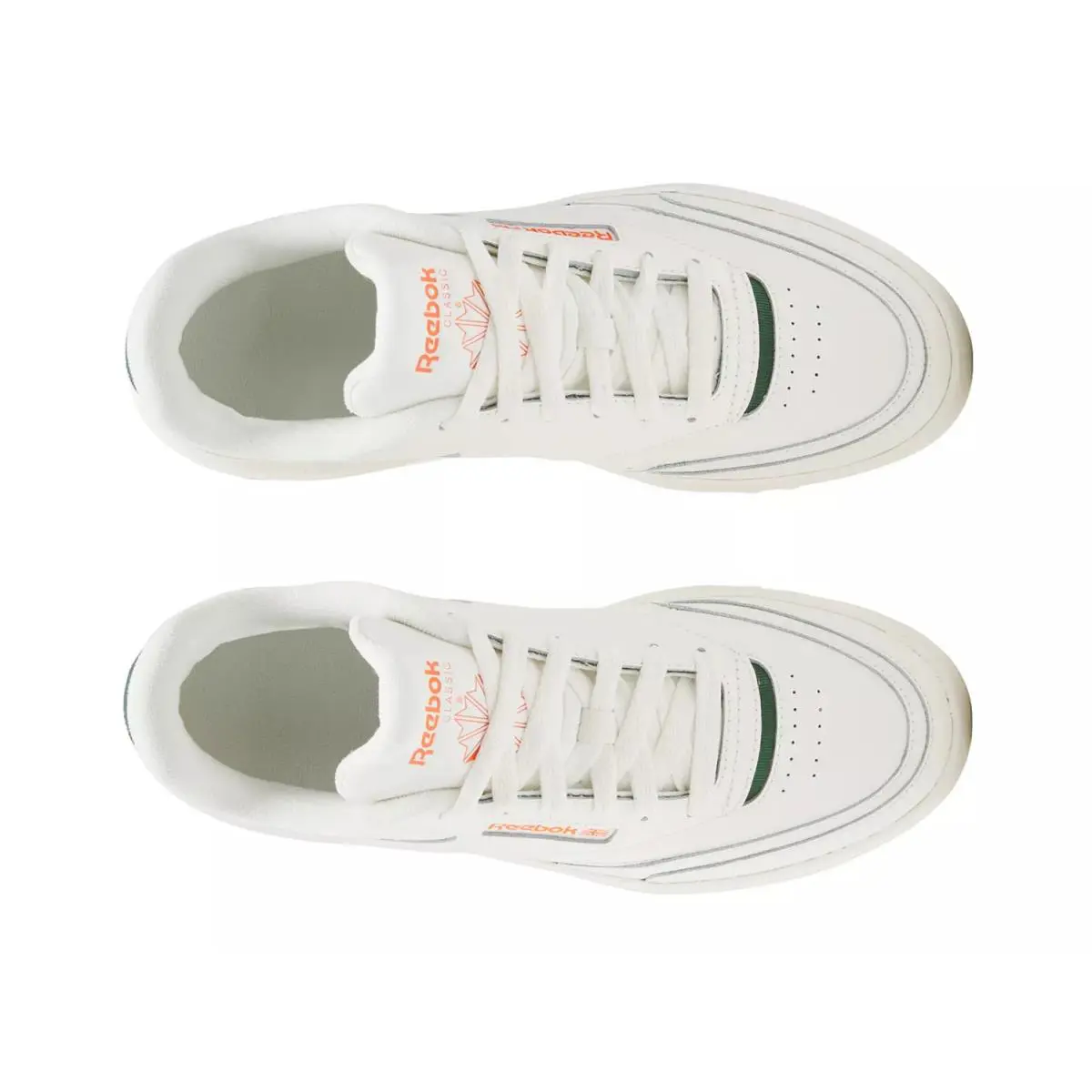 Reebok shoes - Off White/Dark Green 3
