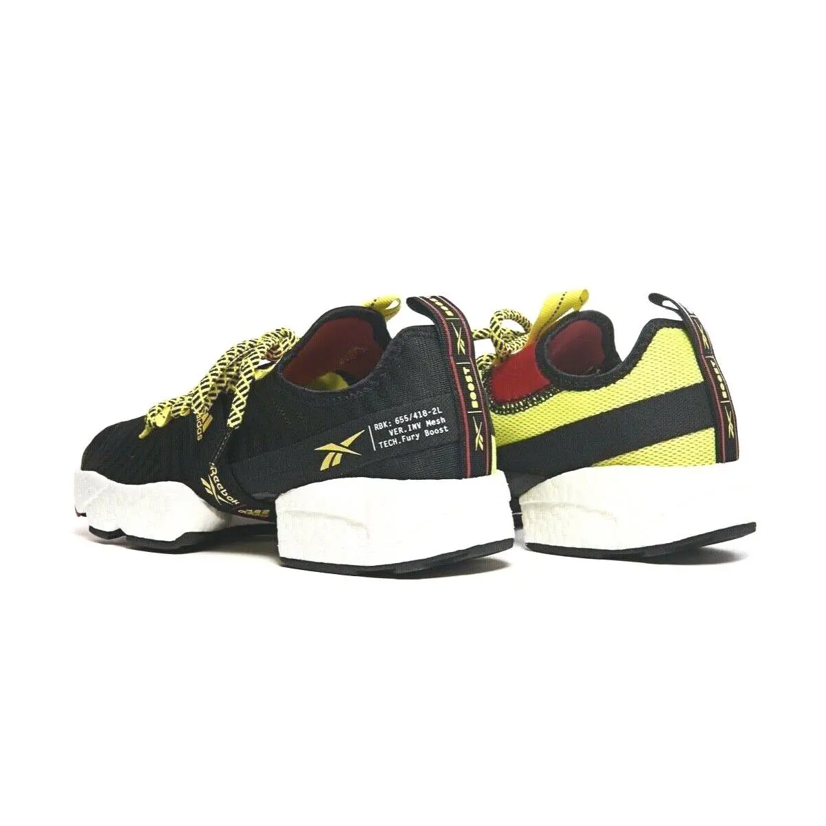 Reebok shoes - Reebok Sole Fury Boost - Sole Fury Boost - FW0167 - Black, Manufacturer: BLACK / HYPGRN / RBKRED 3