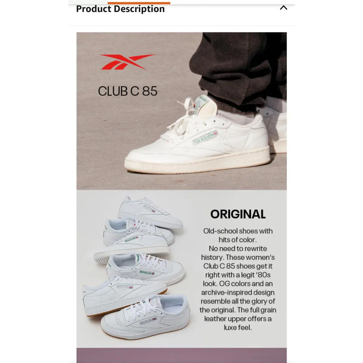 Reebok shoes - White 8